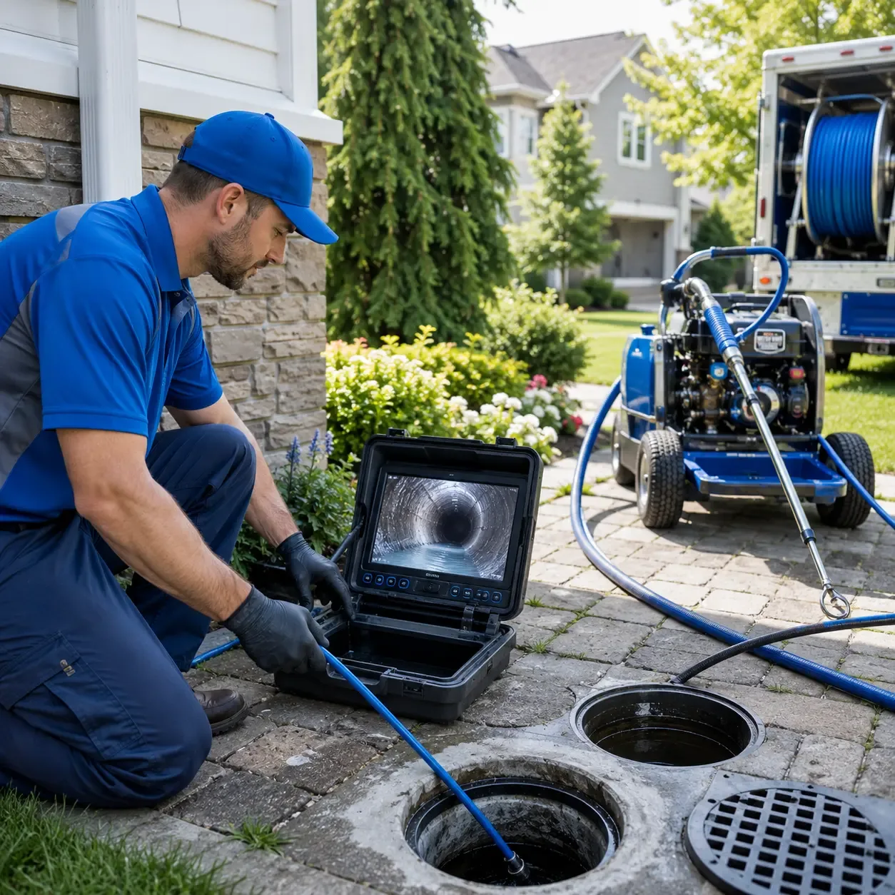 Outdoor drain cleaning professionals serving Bethel, ME